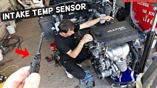 INTAKE AIR TEMPERATURE SENSOR REPLACEMENT LOCATION REMOVAL JEEP CHEROKEE COMPASS RENEGADE 2.4