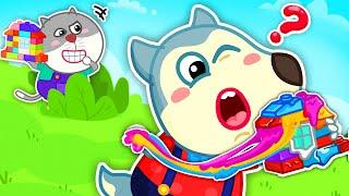 Toys Are Not on the Menu  Play Safe with Playdough Song  Wolfoo Nursery Rhymes & Kids Songs