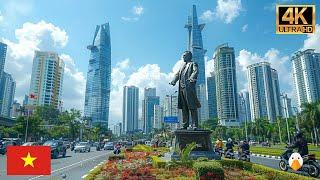 Ho Chi Minh City, Vietnam A Modern City with Population of 10 Million (4K UHD)