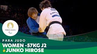  Japan's Junko Hirose Shines in Women -57Kg J2 Final | Para Judo - Paris 2024 Paralympics