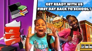 GET READY WITH US FOR OUR FIRST DAY BACK TO SCHOOL ️NIGHT AND MORNING ROUTINE!!