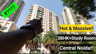 इसके आगे Noida के सारे 3BHK Apartment फ़िके ||Unmatchable Big 3BHK With Study Room Flat Noida||Saurya