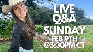  LIVE Q&A: Ask Me Anything About Homesteading, Tiny Living & More!  Sunday, Feb 9th at 3:30pm CT