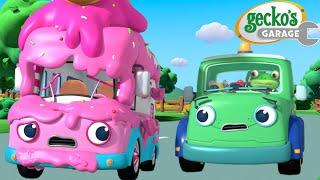 Runaway Ice Cream Truck! | Gecko's Garage  | Cartoons For Kids | Toddler Fun Learning