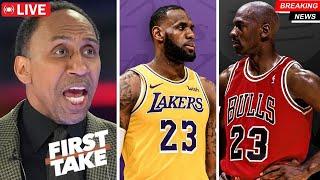 "LeBron is the GOAT, No MJ"- Stephen A. EXPLAINS why LeBron can COMPETE in NBA today and PREVIOUS