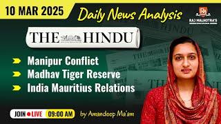 The Hindu Newspaper Analysis | 10 Mar 2025 | UPSC CSE |