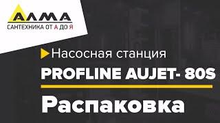 Распаковка Насосная станция PROFLINE AUJET- 80S, насос чугун, бак 24л., 1000 Вт (Lux)