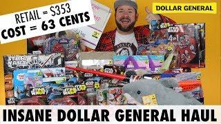 INSANE DOLLAR GENERAL HAUL! 63 CENTS for $353 worth of items! - NO COUPONS