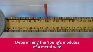 Youngs Modulus of a Metal Wire / Cambridge International AS & A Level Physics