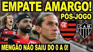 EMPATE AMARGO! FLAMENGO AMASSOU O GALO MAS NÃO SAIU DO 0 X 0 NO MARACANÃ! PÓS JOGO MENGÃO! COLETIVA