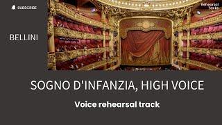 Bellini, Sogno d'infanzia, Voice rehearsal track, High voice