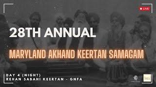 LIVE: Annual Maryland Akhand Keertan Smagam - Saturday Evening Raensabayee Keertan 3/8/25