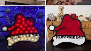 How to make Christmas Lamp -Santa hat on the Laser Cutter