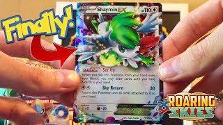 THE SEARCH IS OVER! Shaymin EX Pull - Pokemon XY Roaring Skies Booster Box