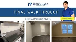 Final Walkthrough of BRRRR Rental Rehab | Southfield, Michigan