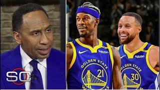 Butler & Curry are most terrifying duo in NBA! - Stephen A. on Warriors beat Pistons, LeBron injury