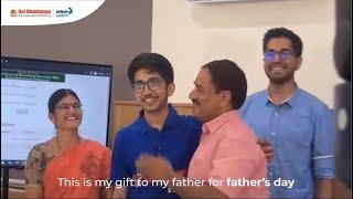 Chidvilas Reddy AIR-1 in JEE Advanced 2023 Dedicate his Success to his Father on Father's Day