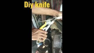 diy knife from recycling old knife and PVC pipe #diycrafts #diy #diyprojects #diyideas