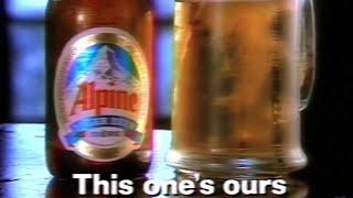 Alpine Lager Beer Commercial 1989 (New Brunswick)