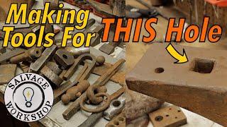 Fabri-Cobbling Tools for the ANVIL ~ Blacksmithing Tools from Random Stuff Around the Shop