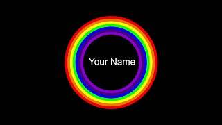 Rainbow Intro | After Effects | Free Template | Deep Shah