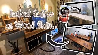 How to Stain wood using Instant Coffee