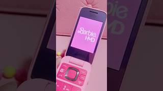 HMD x Barbie flip phone  #foryou #foryoupage #fy #fyp #flipphone #unboxing #tech #cute #pink