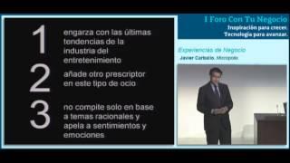 Javier Carballo. I Foro Con Tu Negocio. Eventos4D