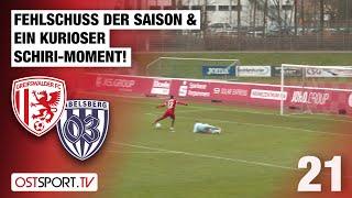 Fehlschuss der Saison & kurioser Schiri-Moment: Greifswald - Babelsberg 03 | Regionalliga Nordost