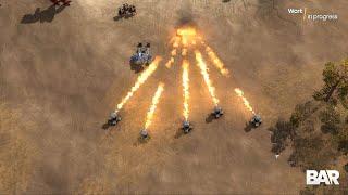 Flamethrowers in Beyond All Reason