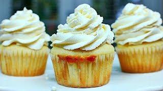 SUPER MOIST Vanilla Cupcakes Recipe - How to make the BEST Vanilla Cupcakes