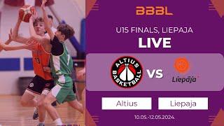 Taltech/Altius 2009 vs Liepaja 2009 | BBBL Boys U15 Final Stage | Group Phase