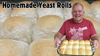 Homemade Yeast Rolls - Perfect for Your Holiday Table - These are light, fluffy and delicious!