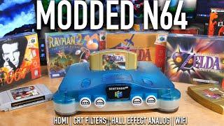 Modded N64 - Retro Gem, HDMI, CRT Filters, WiFi, Etc. From Hand Held Legend