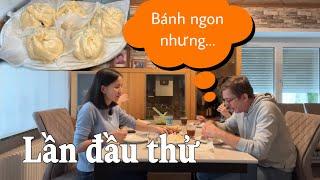 Thử làm bánh bao đãi ba cha con. Andi đề nghị lần sau làm khác | Cuộc sống nông thôn ở Đức