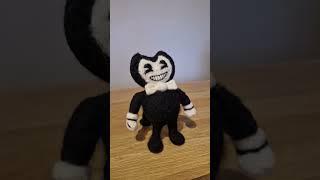 I made a needle felted Bendy from Bendy and the ink machine for my son  #bendyandtheinkmachine