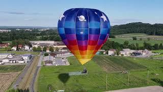 Maiden flight with my new @CameronBalloonsLtd O-31 'Luna'.