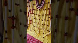 Traditional Floral Garland Backdrop for Pooja | Available on IndiaMART