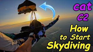 🪂How to Start Skydiving Cat C2 : AFF Level 3 Skydiving Training🪂