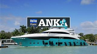 A Turquoise Princess | ANKA arrives at Yachts Miami Beach