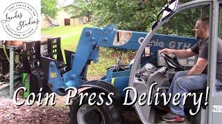 Landis Studios Coin Press Delivery