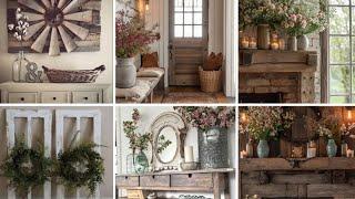 Farmhouse Antique Rustic Decorating Ideas | Vintage Charm for Your Home|Cozy decor inspiration