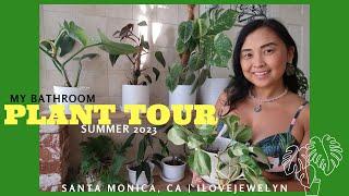 Bathroom plant tour 2023 | Planting with Jewelyn