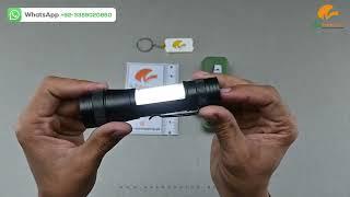 Power Style Zoomable LED Torch Flashlight  4 in 1 adjustable Light (Beam Wide Full wide SOS