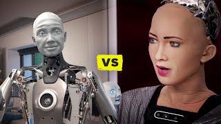 Ameca vs. Sophia; Lifelike vs. AI - Robots of CES