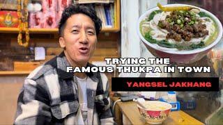 TRYING THE BEST THUKPA IN D-TOWN #tibetanvlogger #tibetan #dailyvlog #tibetanyoutuber #food #thukpa