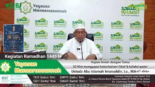 Siaran langsung Manaarussunnah Official