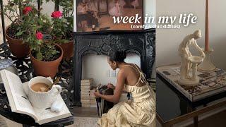 VLOG: antique shopping in ATL, my new apartment decor finds, fall clothing,parisian style decor haul