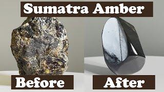 The day i failed to cut and polish Sumatra Amber