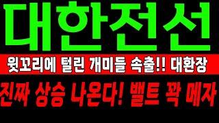 대한전선 급등 후 폭락에 개미들 매도 속출! 진짜 상승은 이번주에 나온다! 안전벨트 꽉 잡자! 대한전선 주가 전망